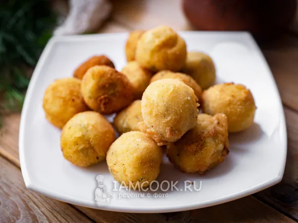 Фото блюда: Картофельно-сырные шарики во фритюре