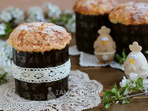 Фото блюда: Заварной кулич на картофеле с цукатами