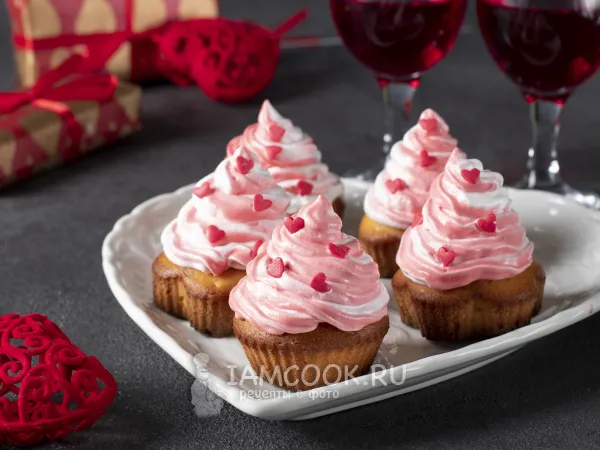 Фото блюда: Ванильные капкейки