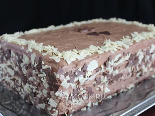 Фото блюда: Шоколадно-пудинговый кухен