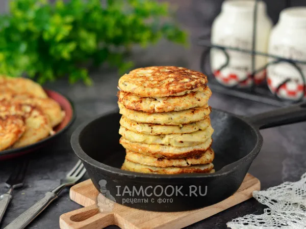 Фото блюда: Оладьи из фарша индейки