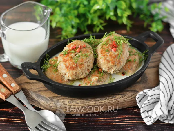 Фото блюда: Котлеты в молоке на сковороде