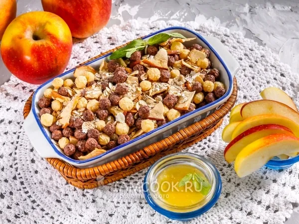 Фото блюда: Мюсли с яблоком