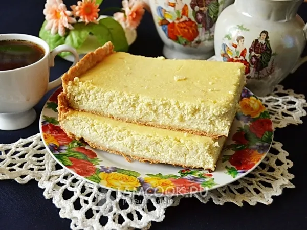 Фото блюда: Сырник из творога в духовке