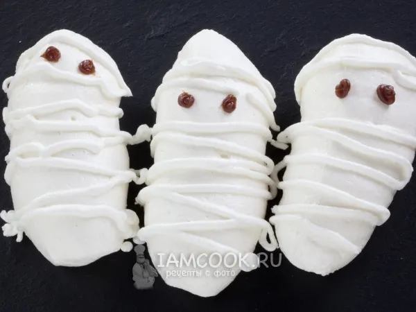 Фото блюда: Безе «Мумии»