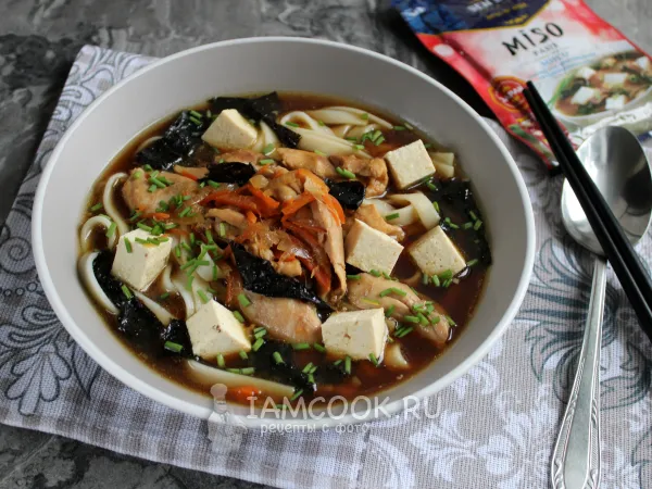 Фото блюда: Мисо суп с курицей