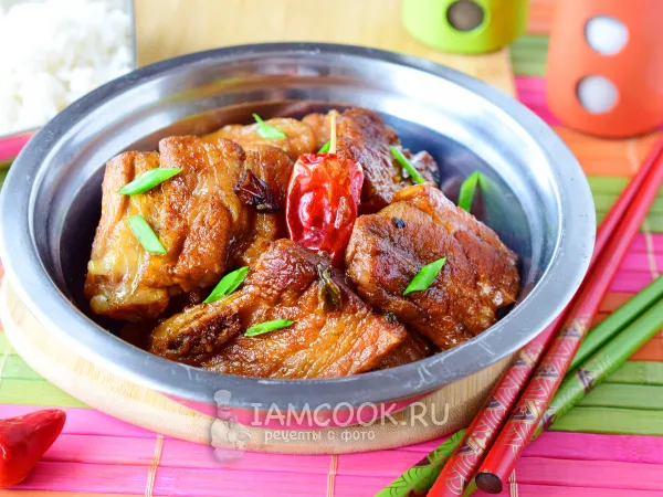 Фото блюда: Свиная грудинка по-китайски