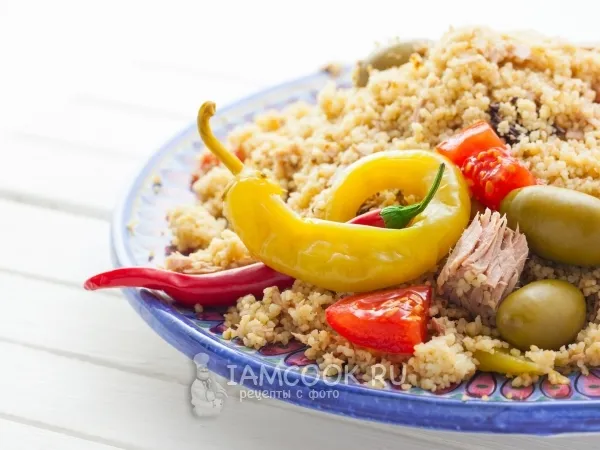 Фото блюда: Салат с тунцом и кускусом