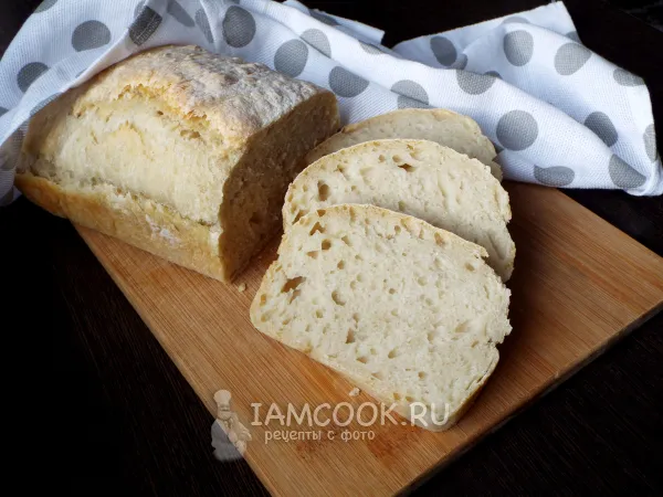 Фото блюда: Ночной хлеб без замеса