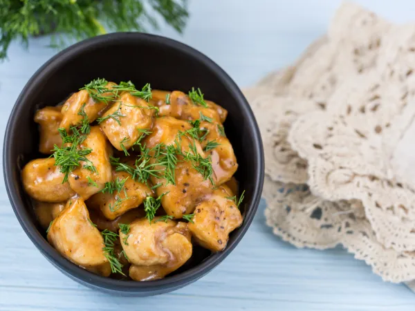 Фото блюда: Куриная грудка в соевом соусе с мёдом