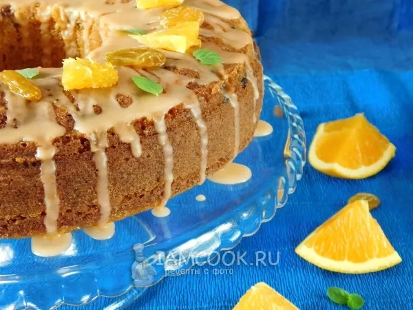 Фото блюда: Апельсиновый кекс на кефире