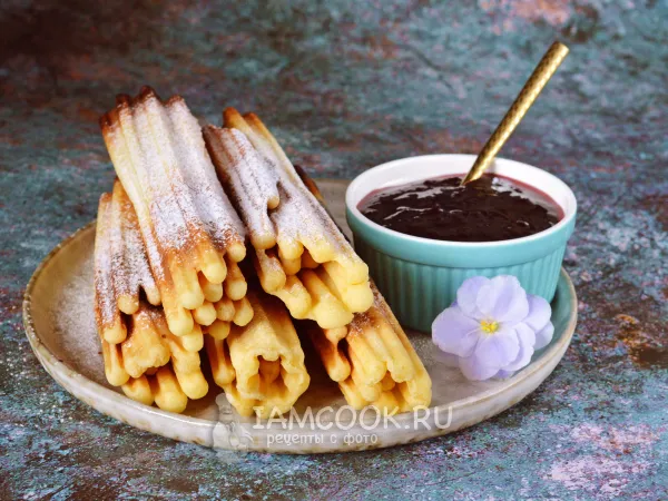 Фото блюда: Вафельные трубочки на гриле (электрогриле)