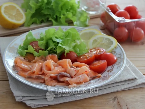 Фото блюда: Карпаччо из семги