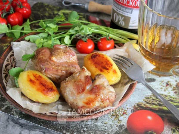 Фото блюда: Гузки индейки в духовке