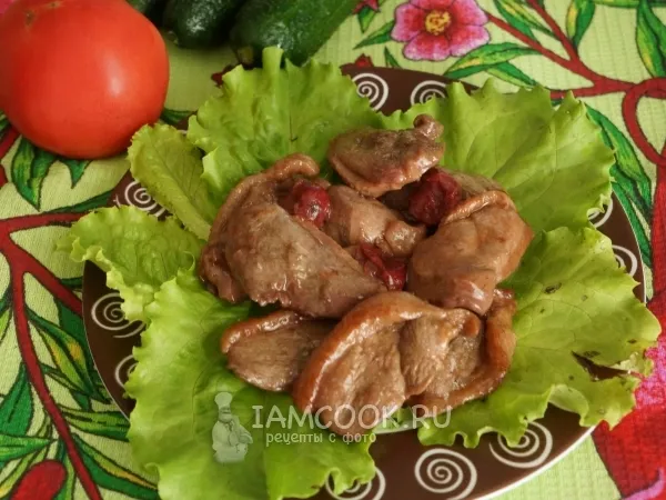 Фото блюда: Утиные грудки с вишней