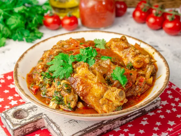 Фото блюда: Чахохбили из куриных бедер