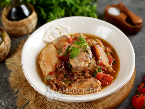 Фото блюда: Курица с финиками (тушеная)