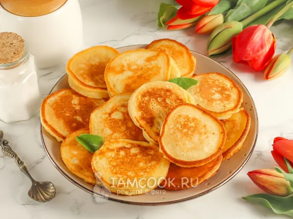 Фото блюда: Диетические оладьи на кефире (ПП)