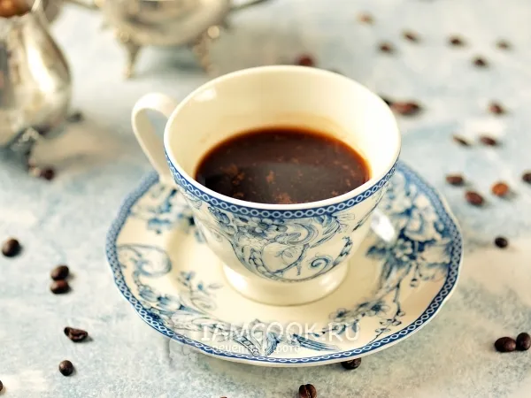 Фото блюда: Кофе с корицей и кардамоном