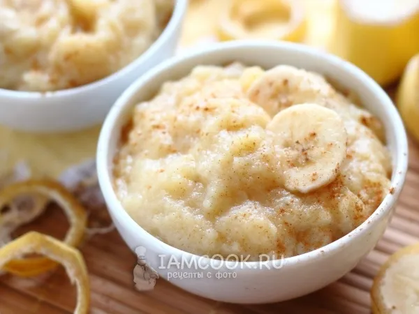 Фото блюда: Пюре из яблок и бананов