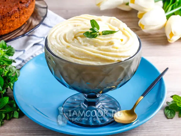 Фото блюда: Заварной крем «Пломбир»