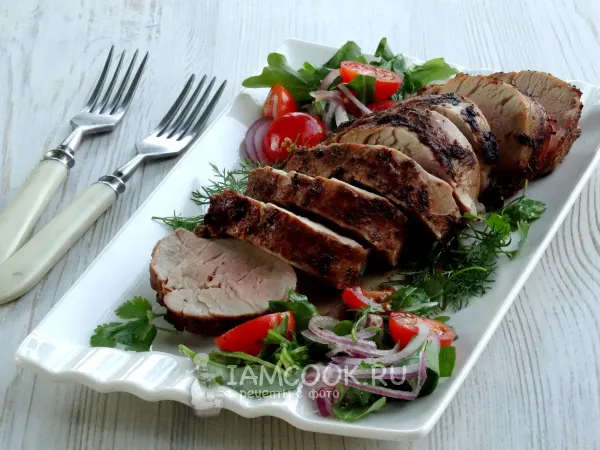 Фото блюда: Свиная вырезка на гриле