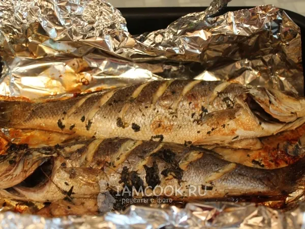 Фото блюда: Сибас, запеченный с каперсами