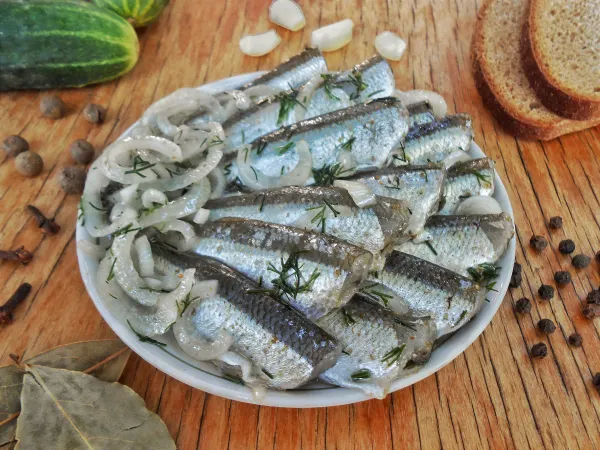 Фото блюда: Маринованная уклейка