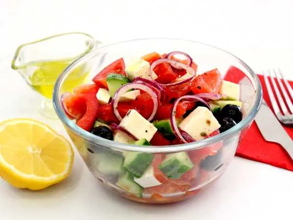 Фото блюда: Греческий салат с брынзой