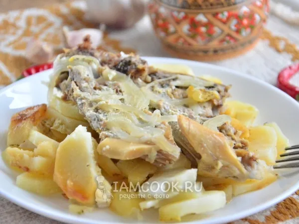 Фото блюда: Картофель с бараньими ребрышками в мультиварке