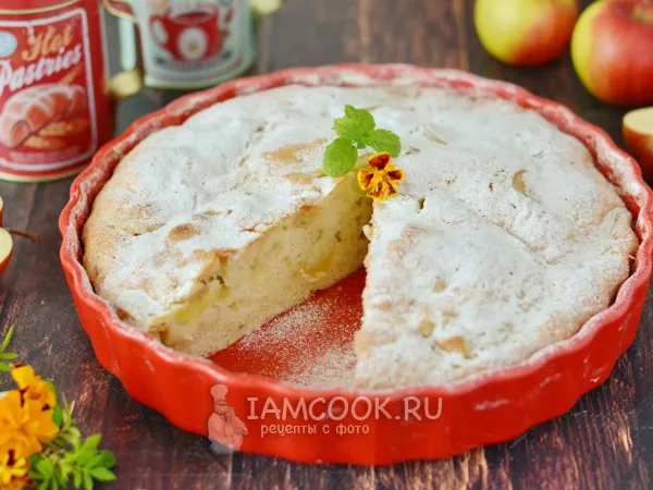 Фото блюда: Шарлотка на Снежке (с яблоками)