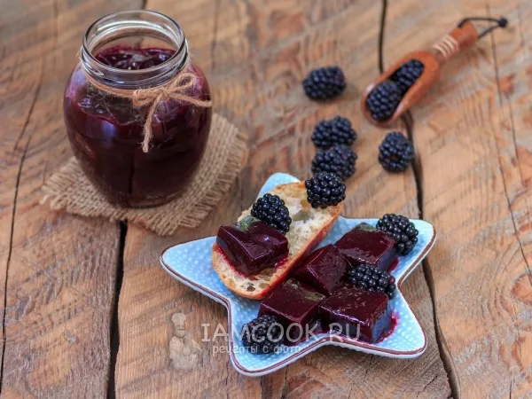 Фото блюда: Варенье из ежевики без варки