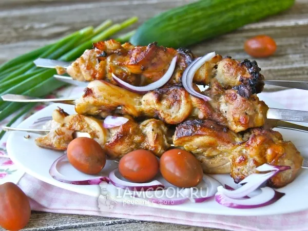 Фото блюда: Шашлык в электрошашлычнице