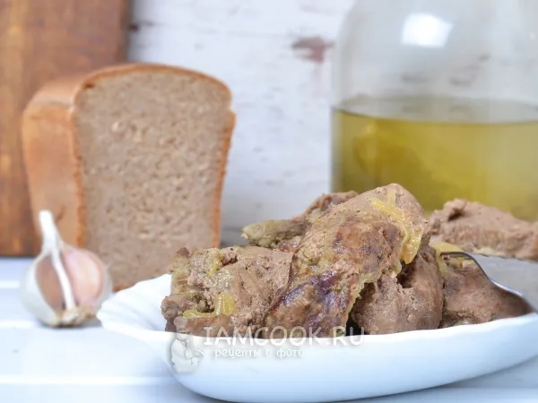 Фото блюда: Печень тушеная в молоке