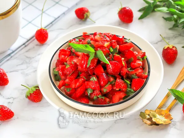 Фото блюда: Клубничный тартар