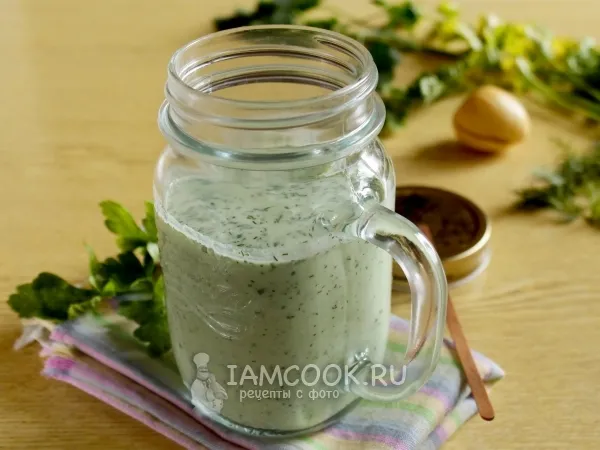 Фото блюда: Смузи с авокадо и свежим огурцом