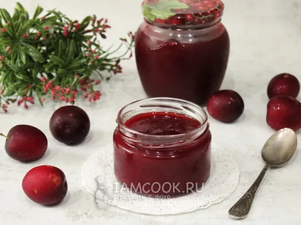 Фото блюда: Желе из красной алычи на зиму