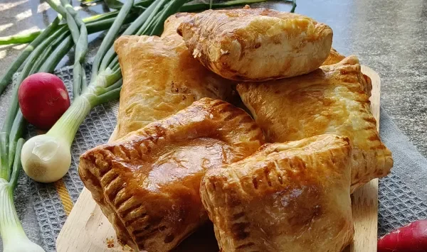 Фото блюда: Слойки с мясом в аэрогриле