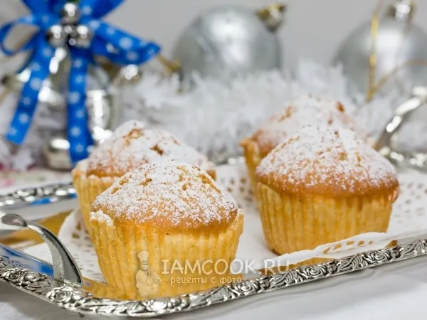 Фото блюда: Мини-пироги с черникой и франжипаном