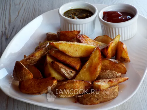 Фото блюда: Картошка по-деревенски в казане на костре