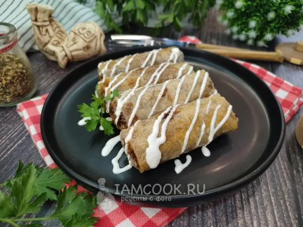 Фото блюда: Голубцы из рисовой бумаги