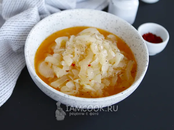 Фото блюда: Тушеный лук в мультиварке