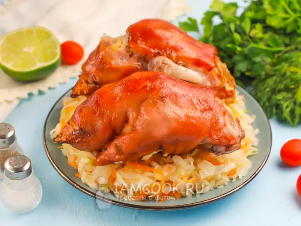 Фото блюда: Свиные ножки в рукаве в духовке