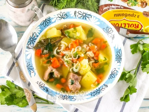 Фото блюда: Суп с «Роллтоном»