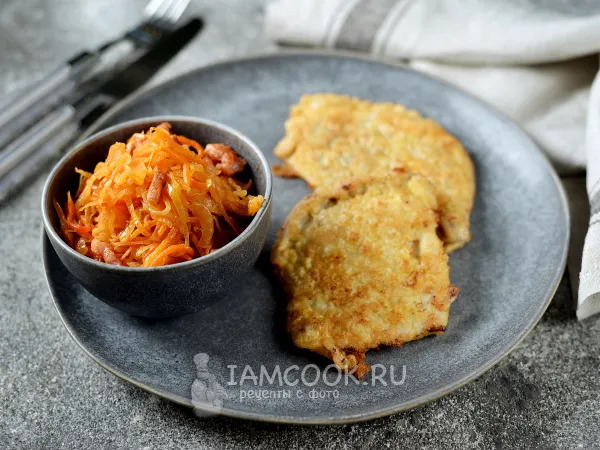 Фото блюда: Тушеная квашеная капуста с беконом