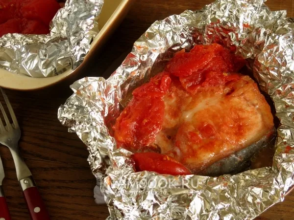 Фото блюда: Зубатка в фольге в духовке