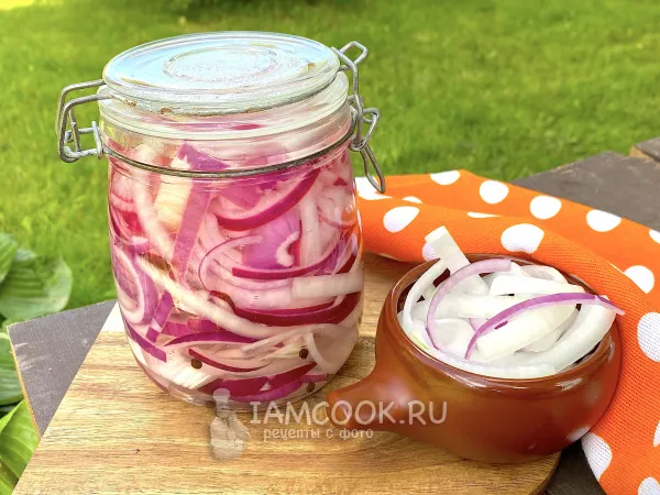 Фото блюда: Маринованный лук на зиму