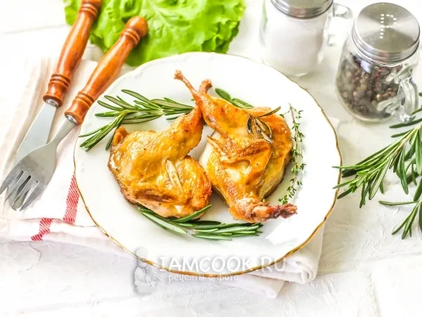 Фото блюда: Жареный перепел