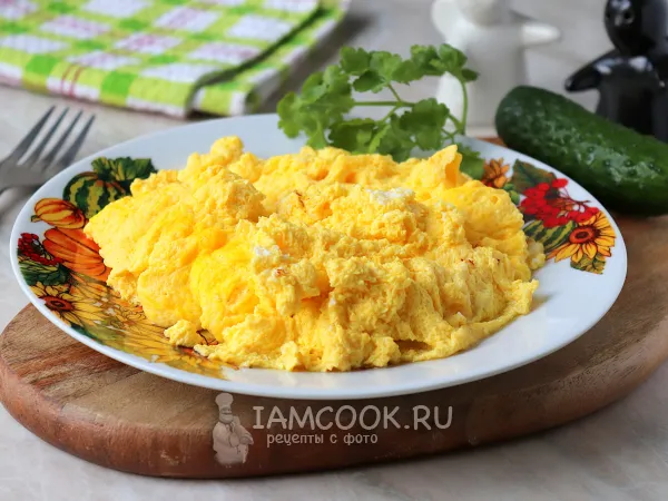 Фото блюда: Омлет в кастрюле