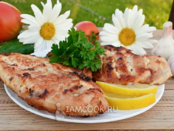 Фото блюда: Куриная грудка на мангале